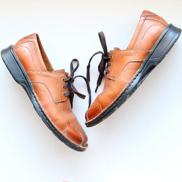 Clarks Caramel Brown Leather Lace-up Men\'s Shoes Size 9.5 main image 11